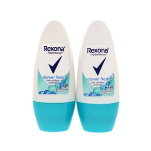 Rexona Women Antiperspirant Roll On Shower Fresh 2 x 50ml