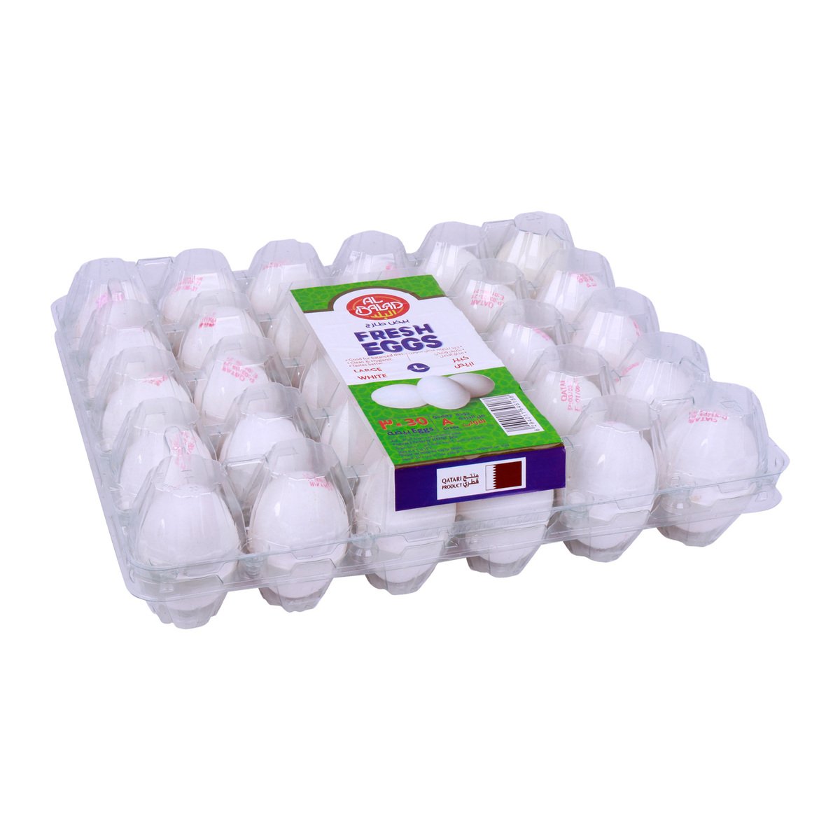 Al Balad White Eggs Large 30pcs