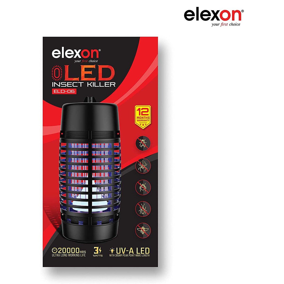 Elexon LED Insect Killer ELD-06 4UV