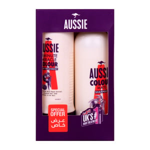Aussie 3Minute Miracle Deep Treatment Colour 250ml+Aussie Shampoo Colour Mate 300ml