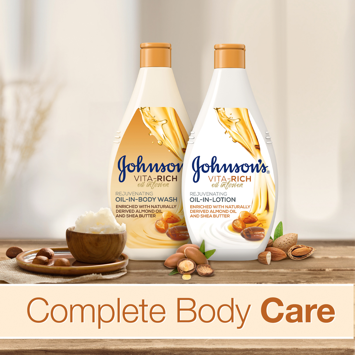 Johnson's Body Wash Vita-Rich Oil-In-Body Wash Rejuvenating 400ml