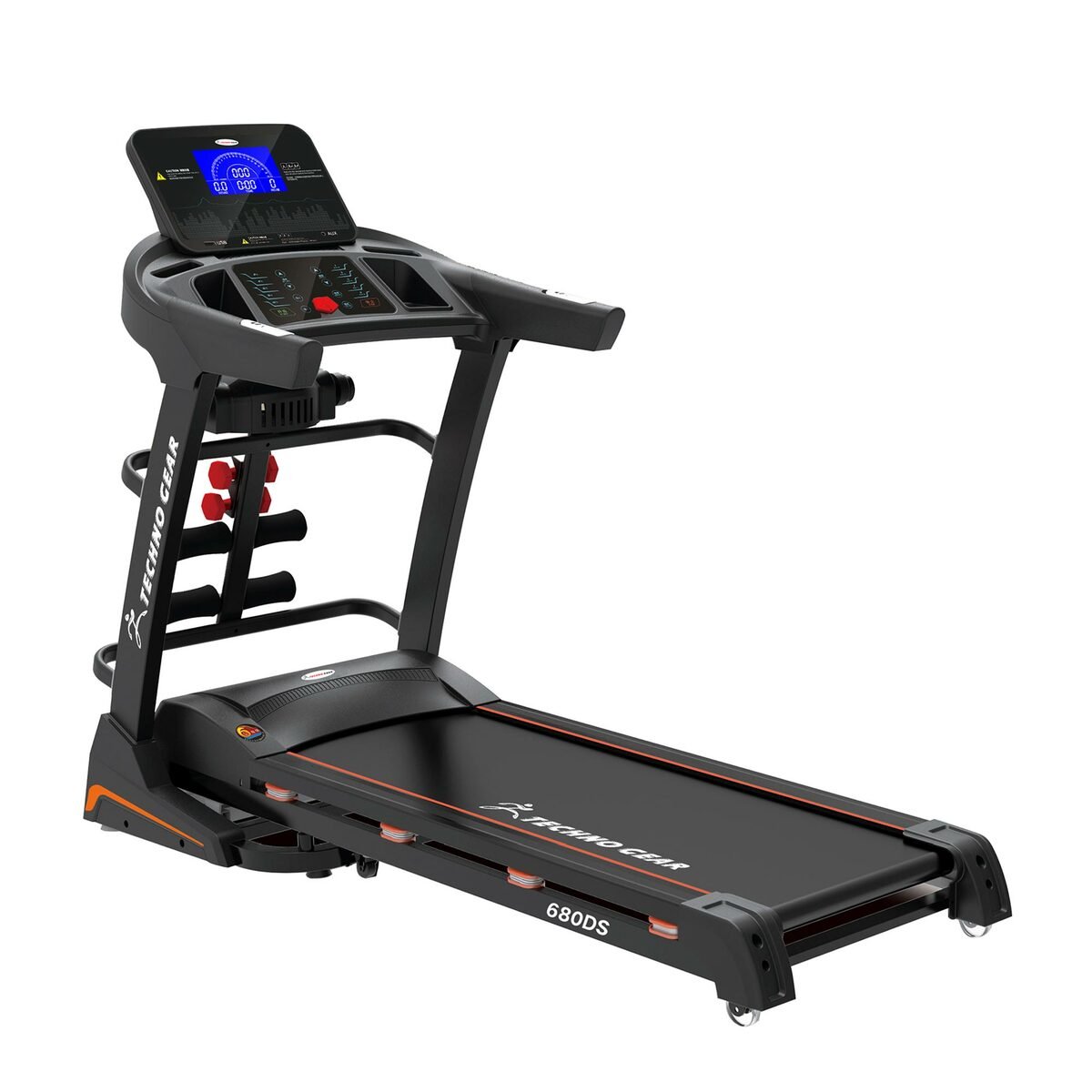 Techno Gear Electric Treadmill With Massager 680DS 3HP