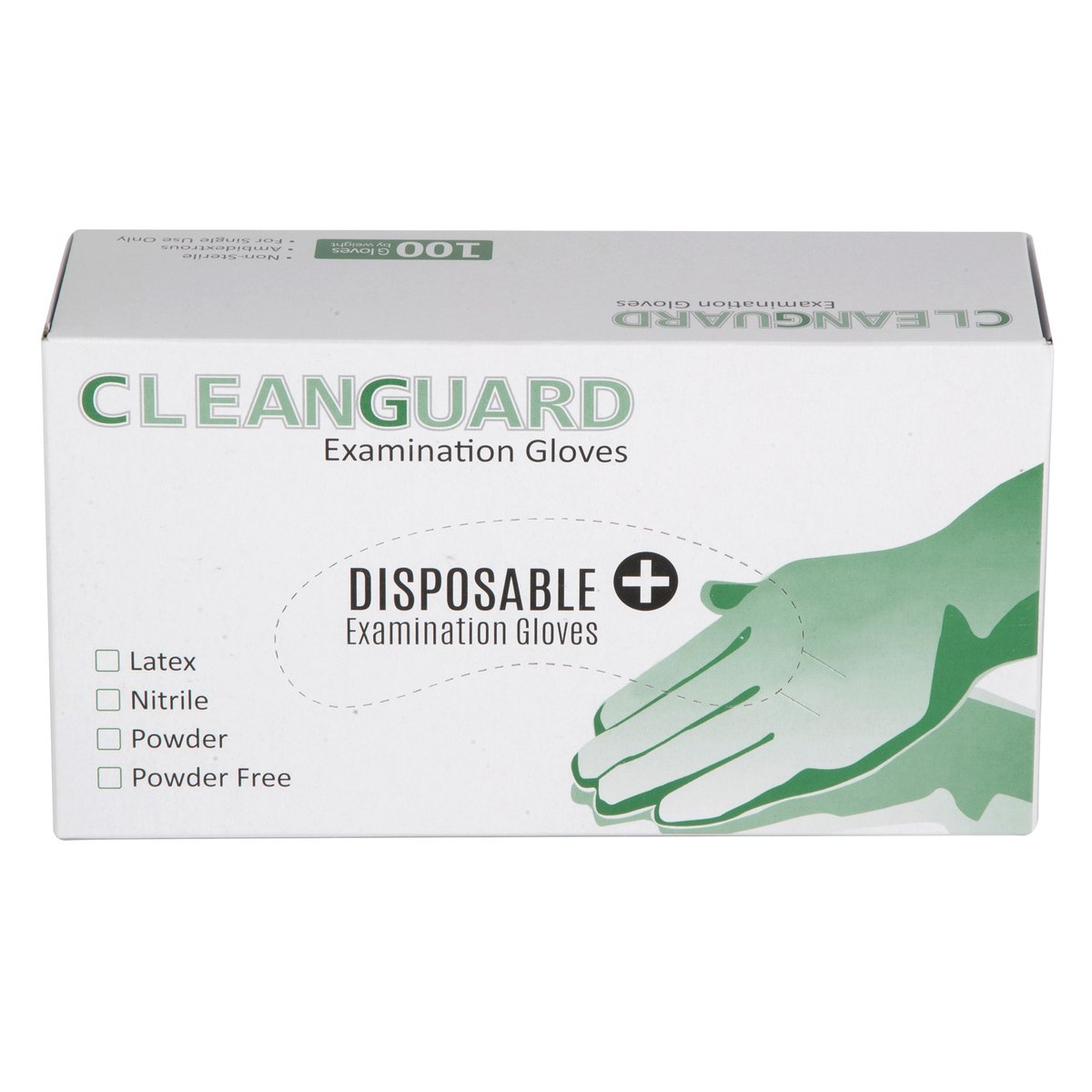 Cleanguard Latex Gloves Large 100pcs