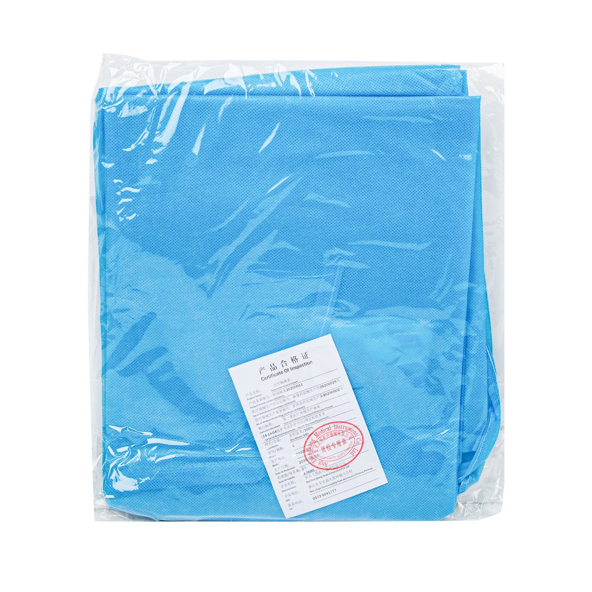 Fomme Disposable Isolation Gown Blue 1pc
