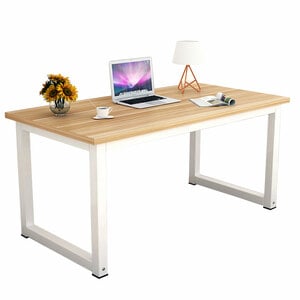 Maple Leaf Home Computer Desk PHIL White Size: W120cm x D60cm x H75cm