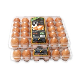 الزين بيض بني متوسط الدرجة AA 2 × 30 حبة