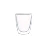 Crystal Drops Borosilicate Double Wall Glass Cup 2pc 270ml GMC35