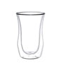 Crystal Drops Borosilicate Double Wall Glass Cup 2pcs 260ml GMC159