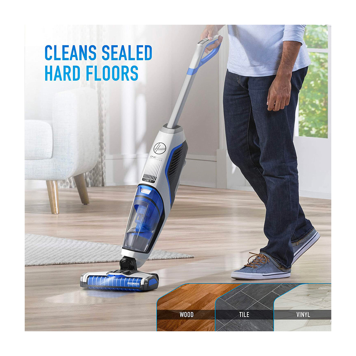 Hoover ONEPWR FloorMate Jet Cordless Hard Floor Cleaner CLHF-GLME 220W