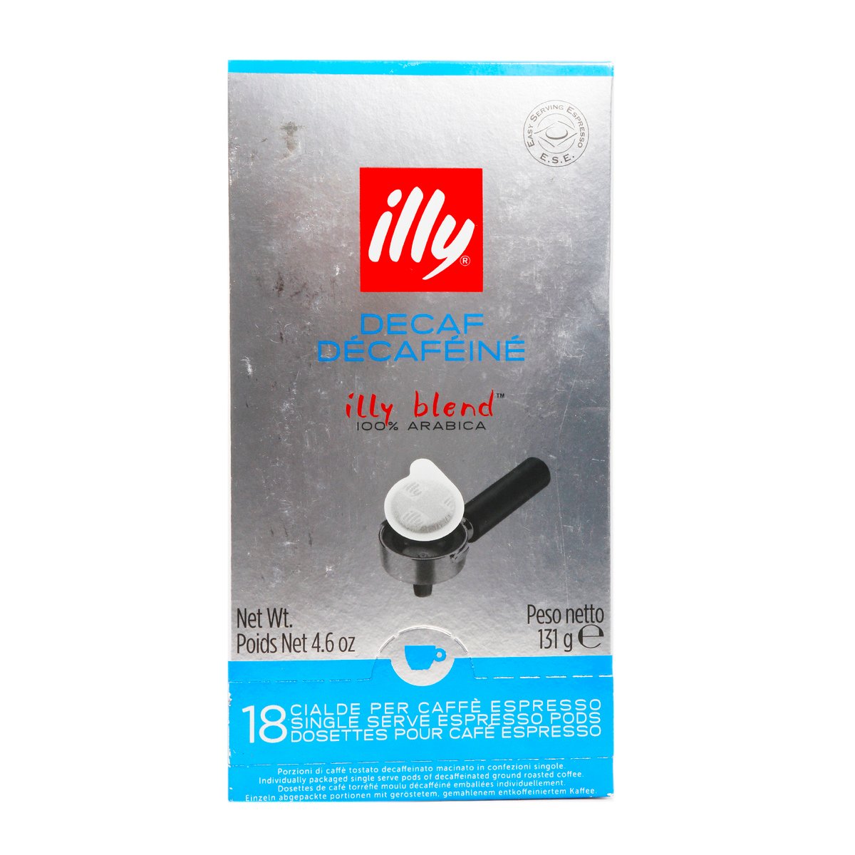 Illy Decaf Coffee 18 Pod 131g