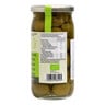 FQS Organic Greek Green Pitted Olives 360g
