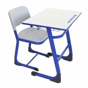 Maple Leaf Home Study Table + Chair D01 Table Size: L70 x W50 x H75cm Blue