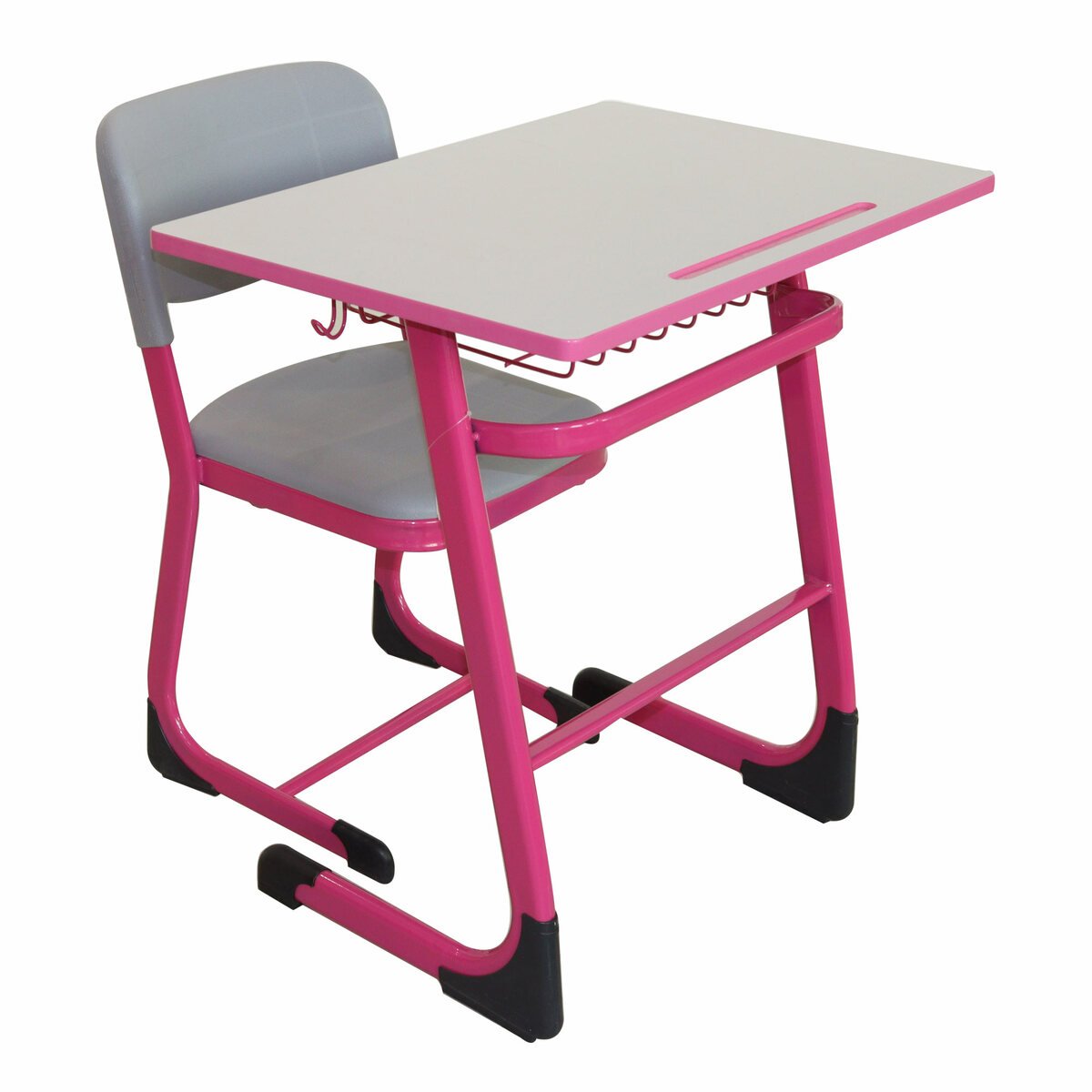 Maple Leaf Home Study Table + Chair D01 Table Size: L70 x W50 x H75cm Pink