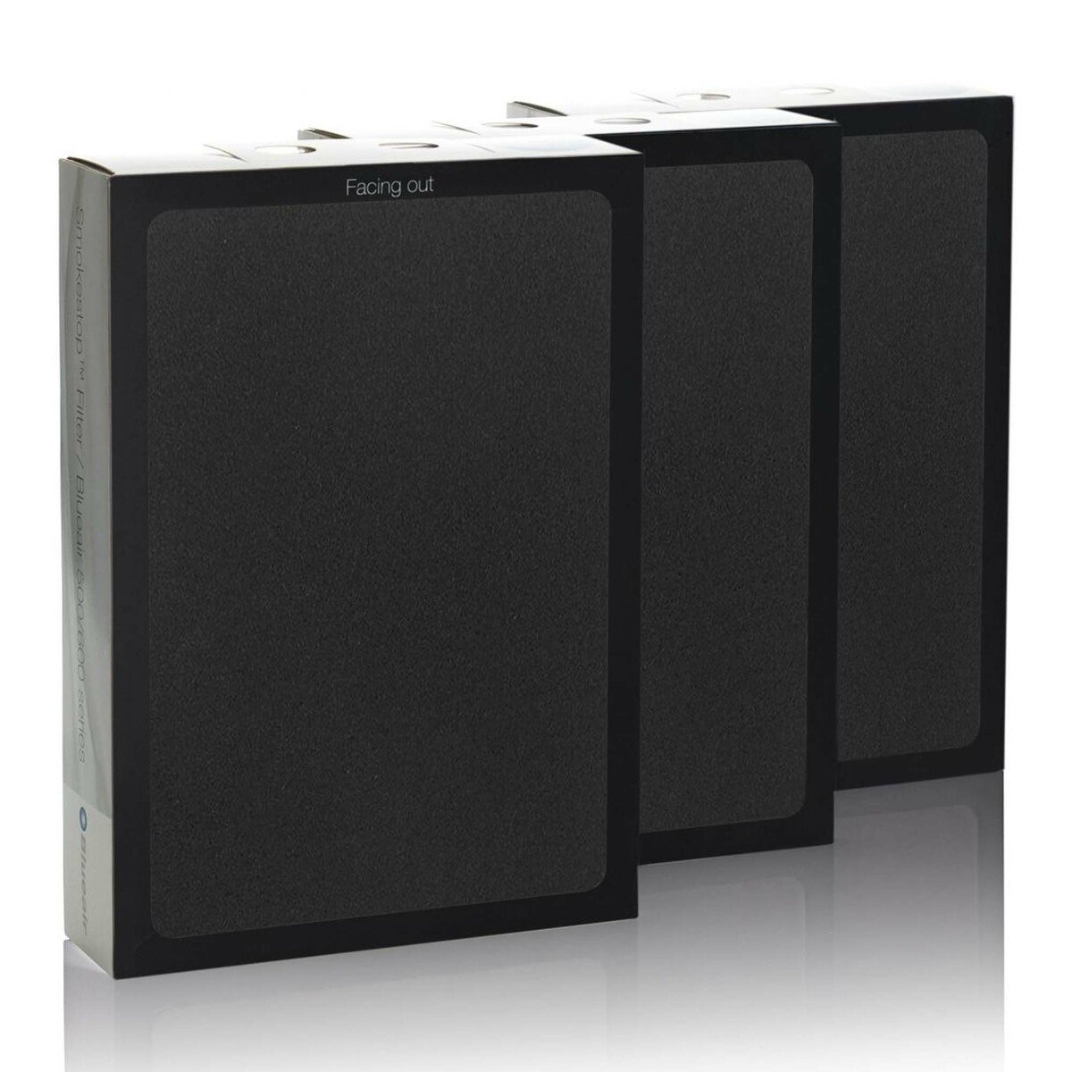 Blueair HEPASilent SmokeStop Filter For Classic  500/600 Series, Compatible With Classic 501, 503, 510, 550E, 555EB, 601, 603, 650E, 505, 605 - Black - F500600SM