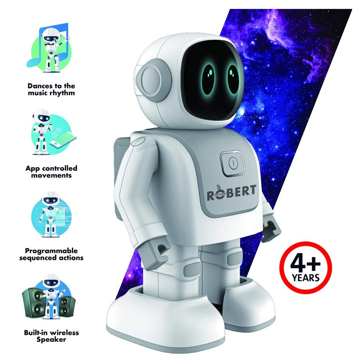 Robert The Robot by Switch - App Controlled Robot & Wireless Speaker