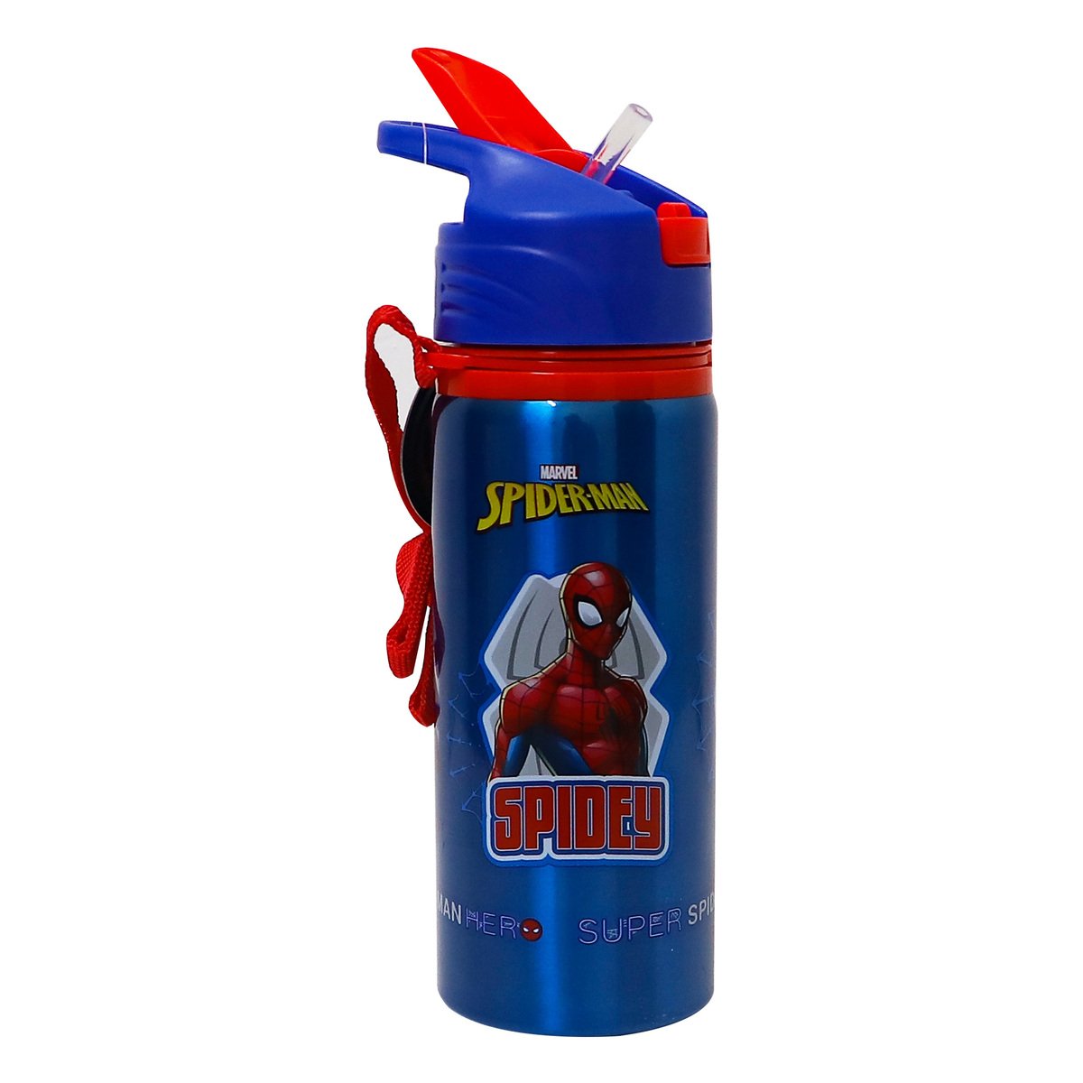 Spiderman Water Bottle Stainless Steel 44-0808 600ml