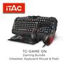 iTAC Wired Gaming Keyboard + Wired Gaming Mouse + Wired Gaming Headphone + Gaming Mousepad