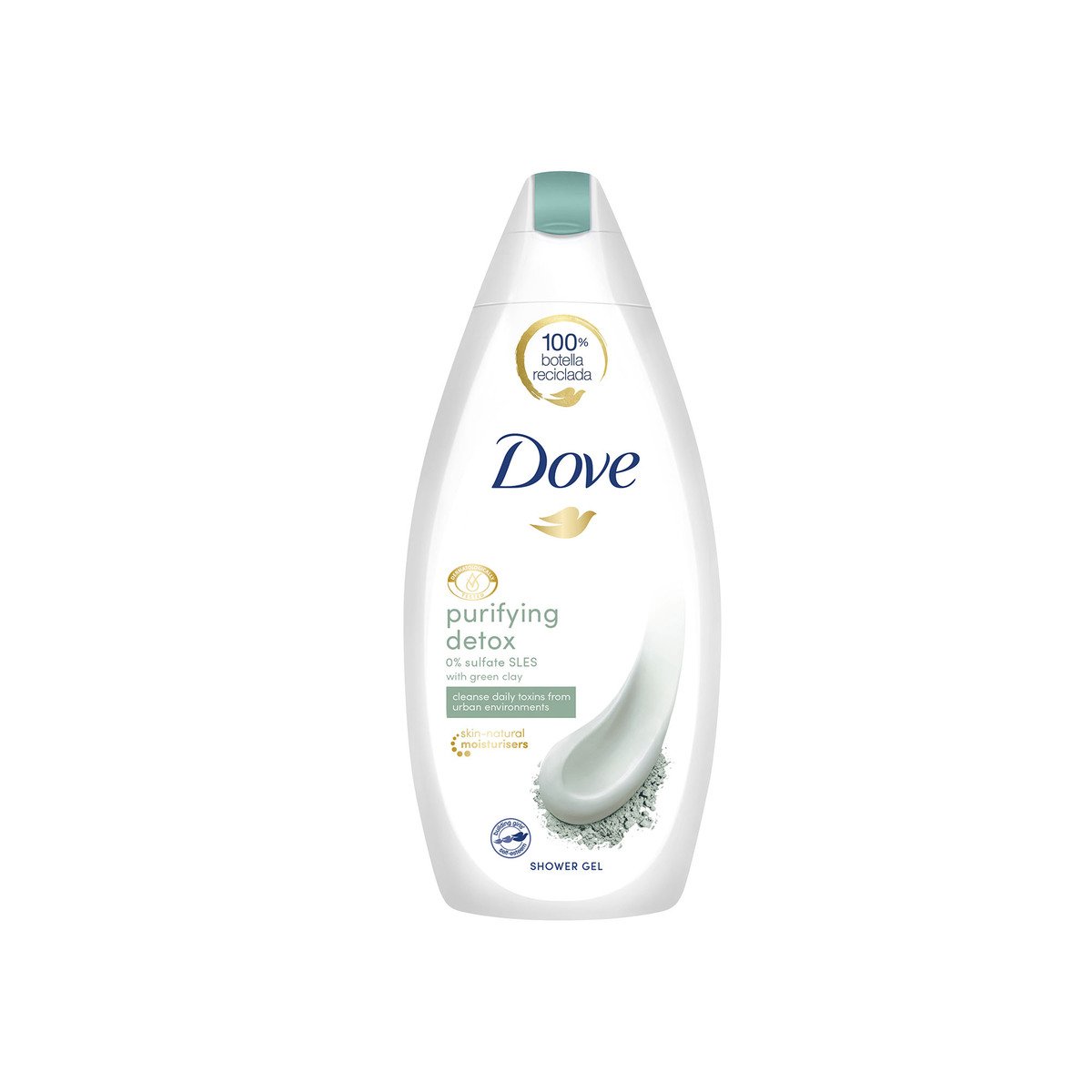 Dove Purifying Detox Shower Gel With Green Clay 500 ml