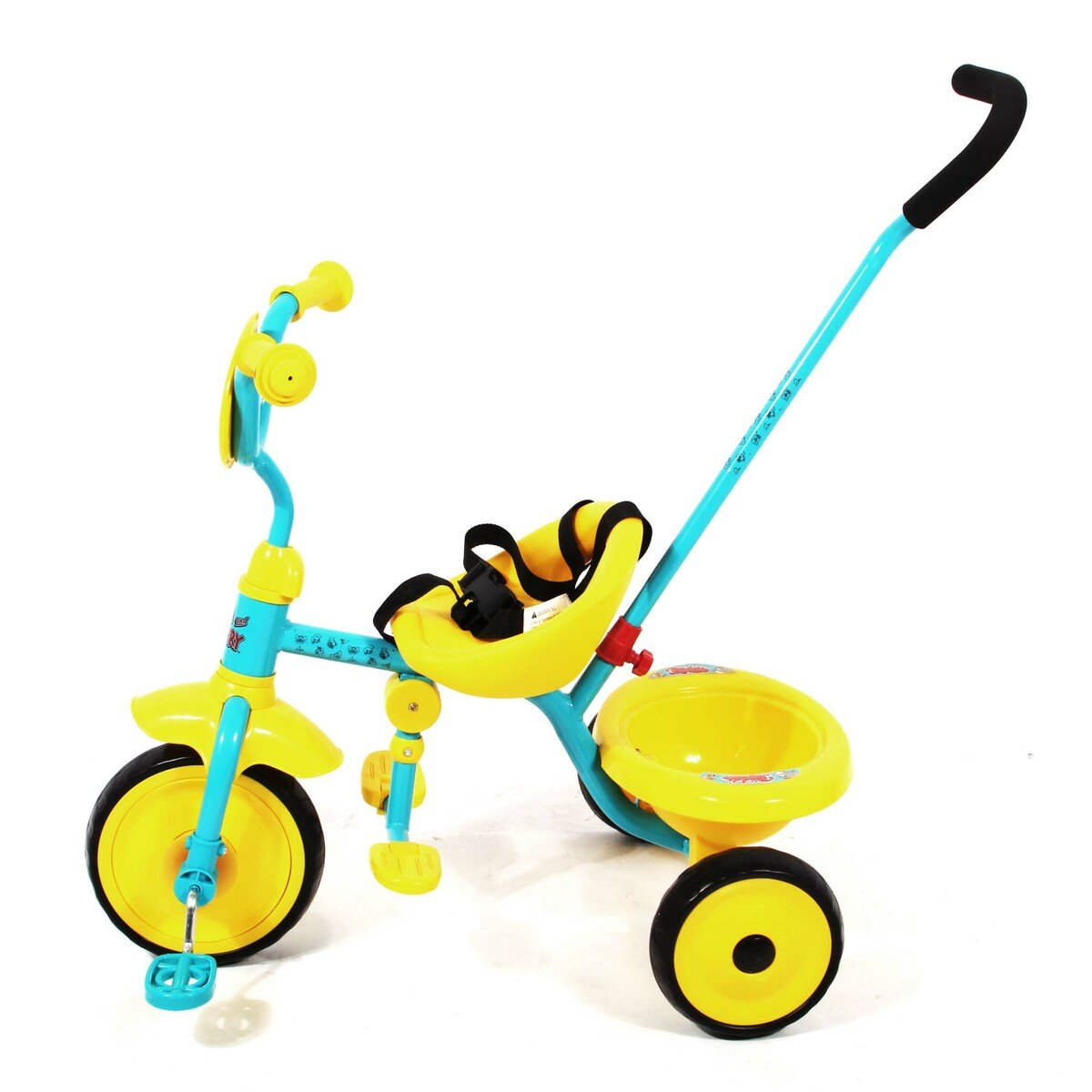 Tom & Jerry Boys Tricycle with Pushbar XG16543