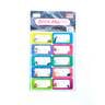 Win Plus Book Labels EX152A 4Sheets Assorted