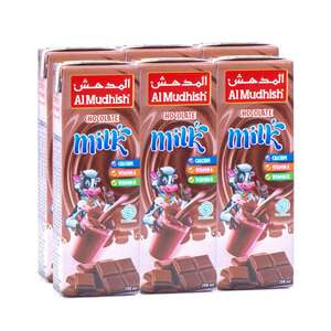 Al Mudhish Chocolate Flavoured Milk  6 x 200ml