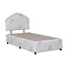 Design Plus Divan Base With Medicated Mattress 190x90 (Headboard with Base)