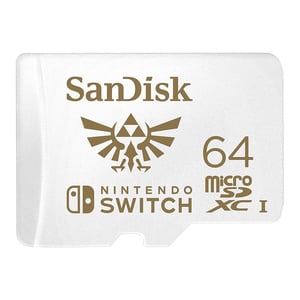 SanDisk and Nintendo microSDXC 64GB,V30,U3,C10,A1,UHS-1 100MB/s R 60MB/s W