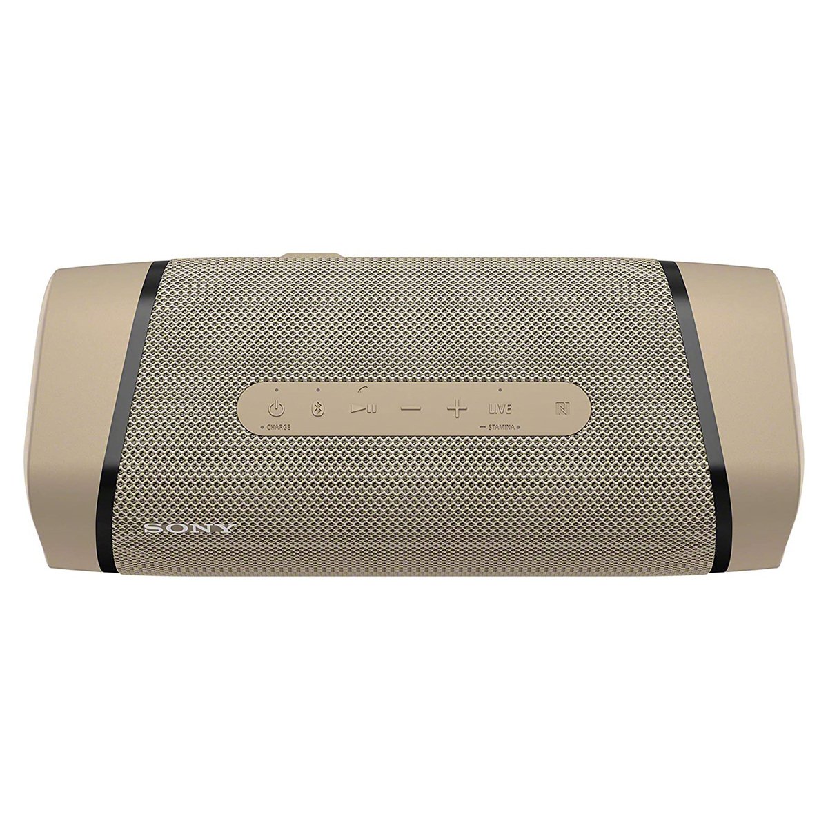 Sony SRS-XB33 EXTRA BASS Wireless Portable Speaker IP67 Waterproof Bluetooth and Built In Mic for Phone Calls,Cream