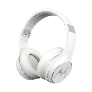 Motorola Escape 220 Over-Ear Wireless Headphones White