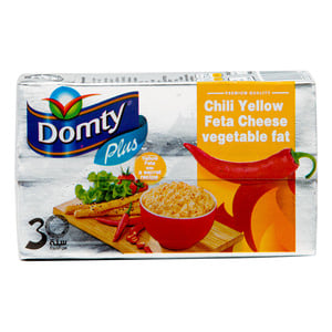 Domty Plus Chili Yellow Feta Cheese 250g