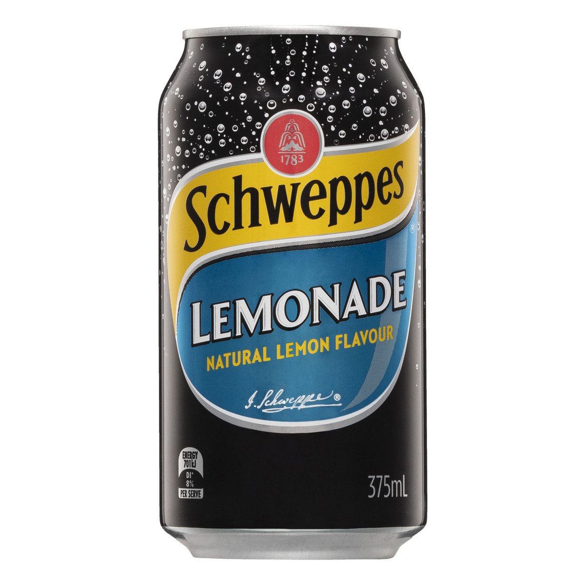 Schweppes Lemonade Natural Lemon Flavour 375ml
