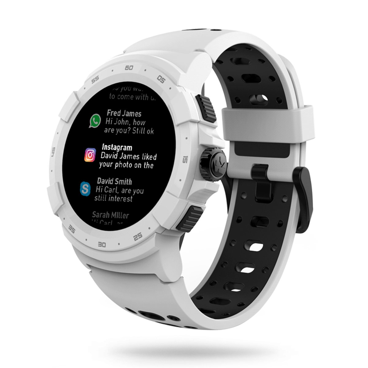 Mykronoz Smart Watch ZeSport2 White Black