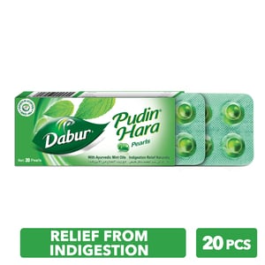 Dabur Pudin Hara Pearls With Mint Oils 20 pcs