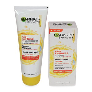 Garnier Skin Active Fast Fairness Face Wash 100 ml + Fast Fairness Day Cream 50 ml