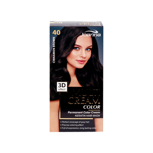 Joanna Permanent Hair Color Cream 40 Cinnamon Brown 1pkt