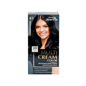 Joanna Permanent Hair Color Cream 41 Chocolate Brown 1pkt