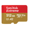 بطاقة ذاكرة سانديسك إكستريم مايكرو SDXC UHS-I  - سعة 512 جيجابايت