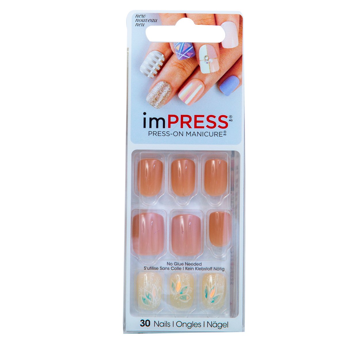 Impress Press On Nails Delicate BIPA270 30 pcs