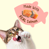 بورينا فريسكيز طعام القطط خليط حلوى طبيعية بالسالمون الحقيقي ٦٠ جم