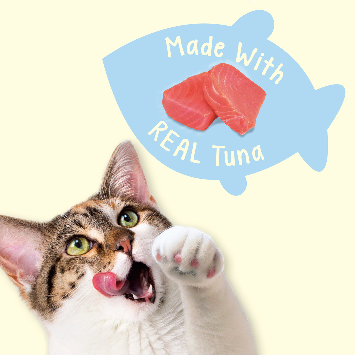 Purina Friskies Natural Cat Treats, Party Mix Natural Yums With Real Tuna 60 g