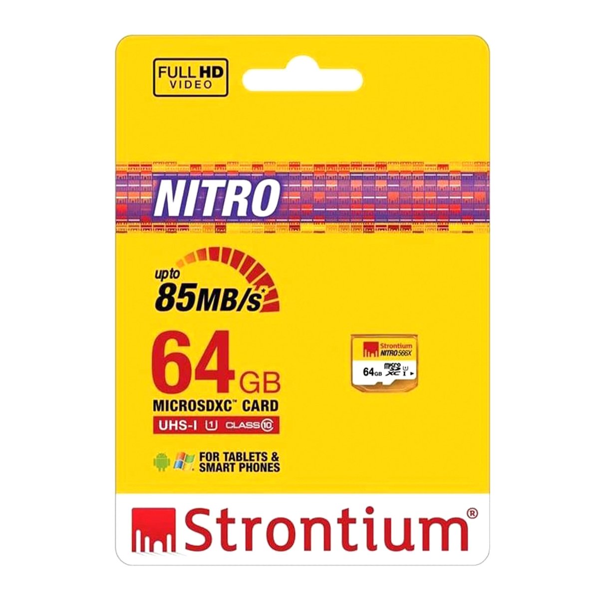 Strontium microSDHC Card SRN64GTFU3A 64GB