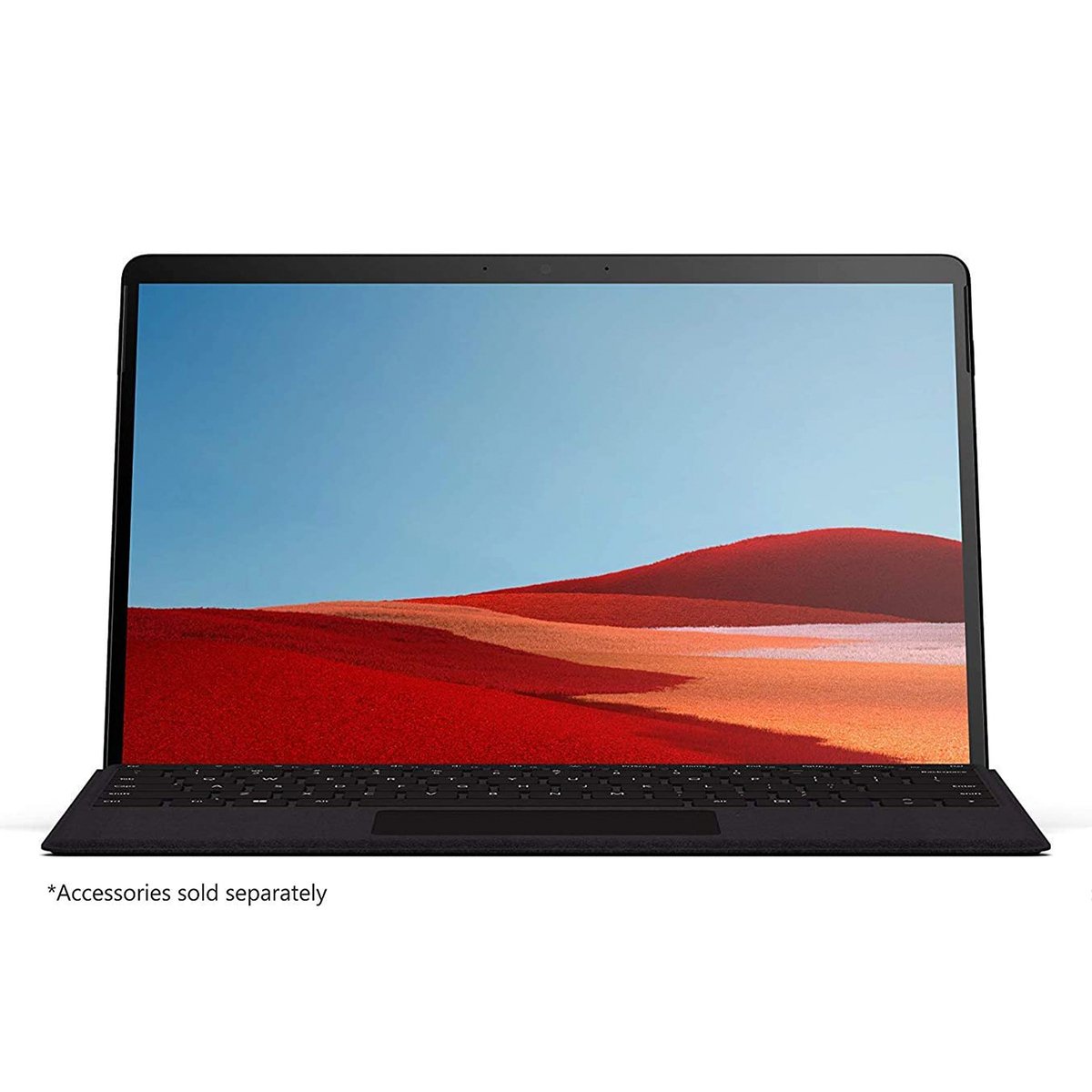 Microsoft Surface Pro X (MJX-00005) 2-in-1 Laptop, Microsoft-SQ1-3GHz Processor, 13 Inch, 128GB SSD, 8GB RAM, Microsoft SQ1 Adreno 685 GPU, WiFi+4G LTE, Windows10, No Keyboard,Black