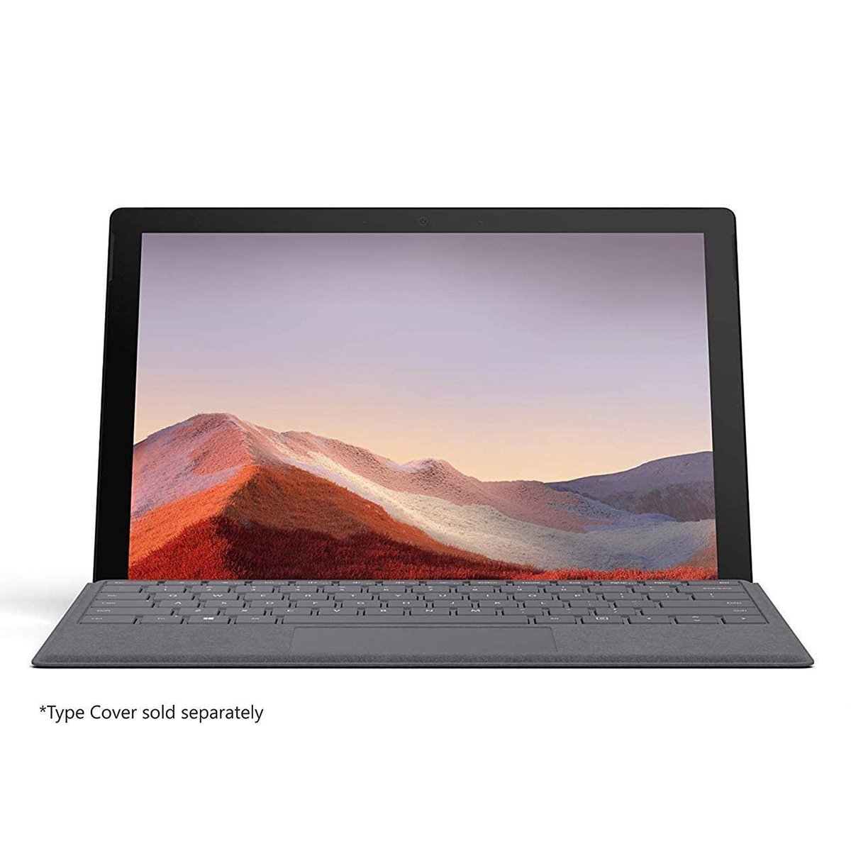 Microsoft Surface Pro 7 (VNX-00020+FMM00014), 2-in-1 Laptop, Intel Core i7-1065G7, 12.3 Inch, 256GB SSD, 16GB RAM, Intel Iris Plus Graphics, Windows10,Black+Type Cover