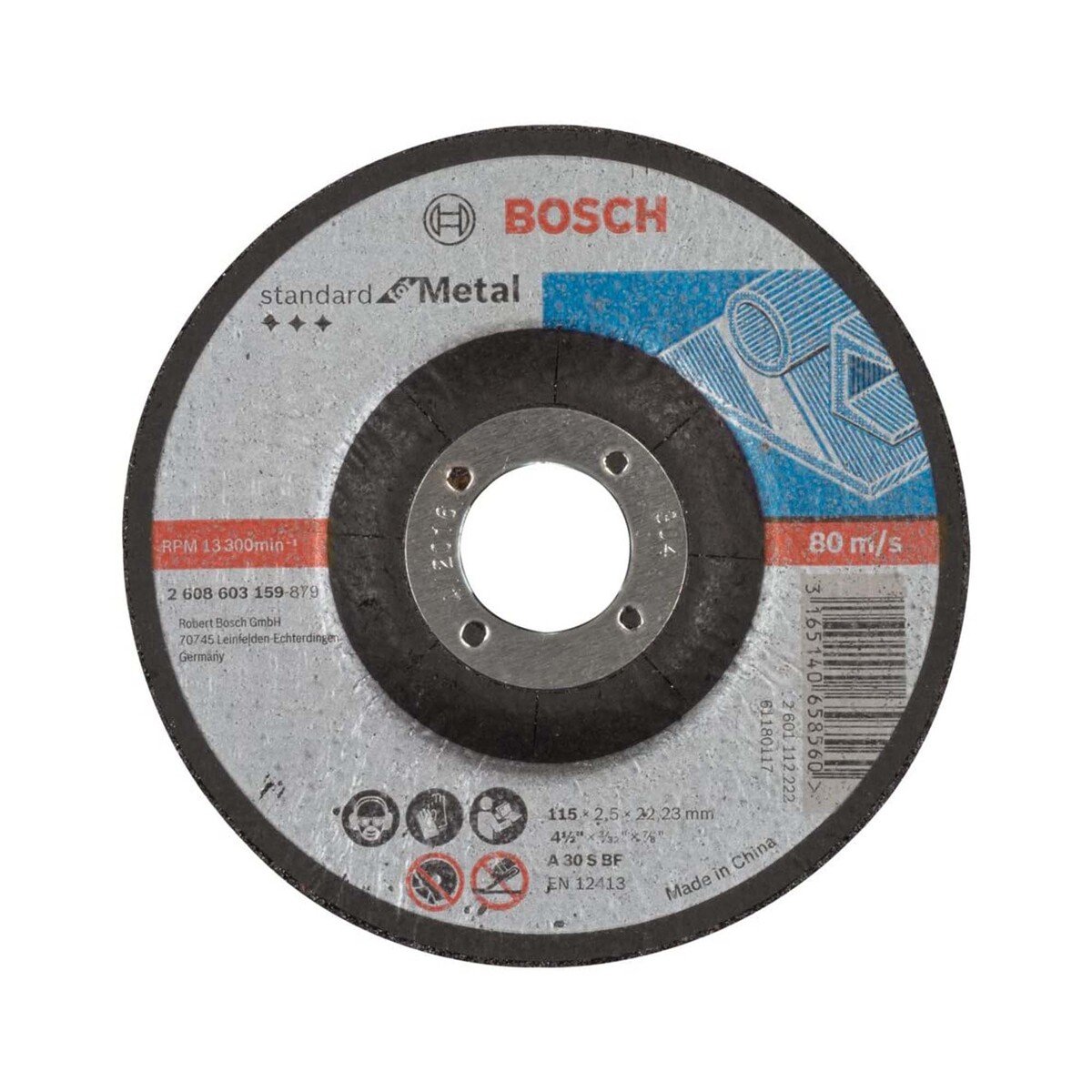 Bosch Professional Angle Grinder 670W 06013756L1 + Cutting Disc 10pcs