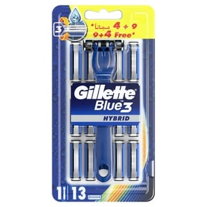 Gillette Blue 3 Smart Men’s Razors 9 + 4