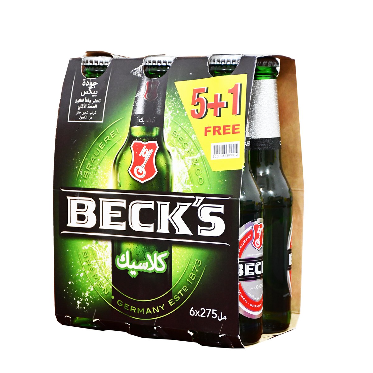 Beck's Non-Alcoholic Malt Beer Classic 275ml 5+1