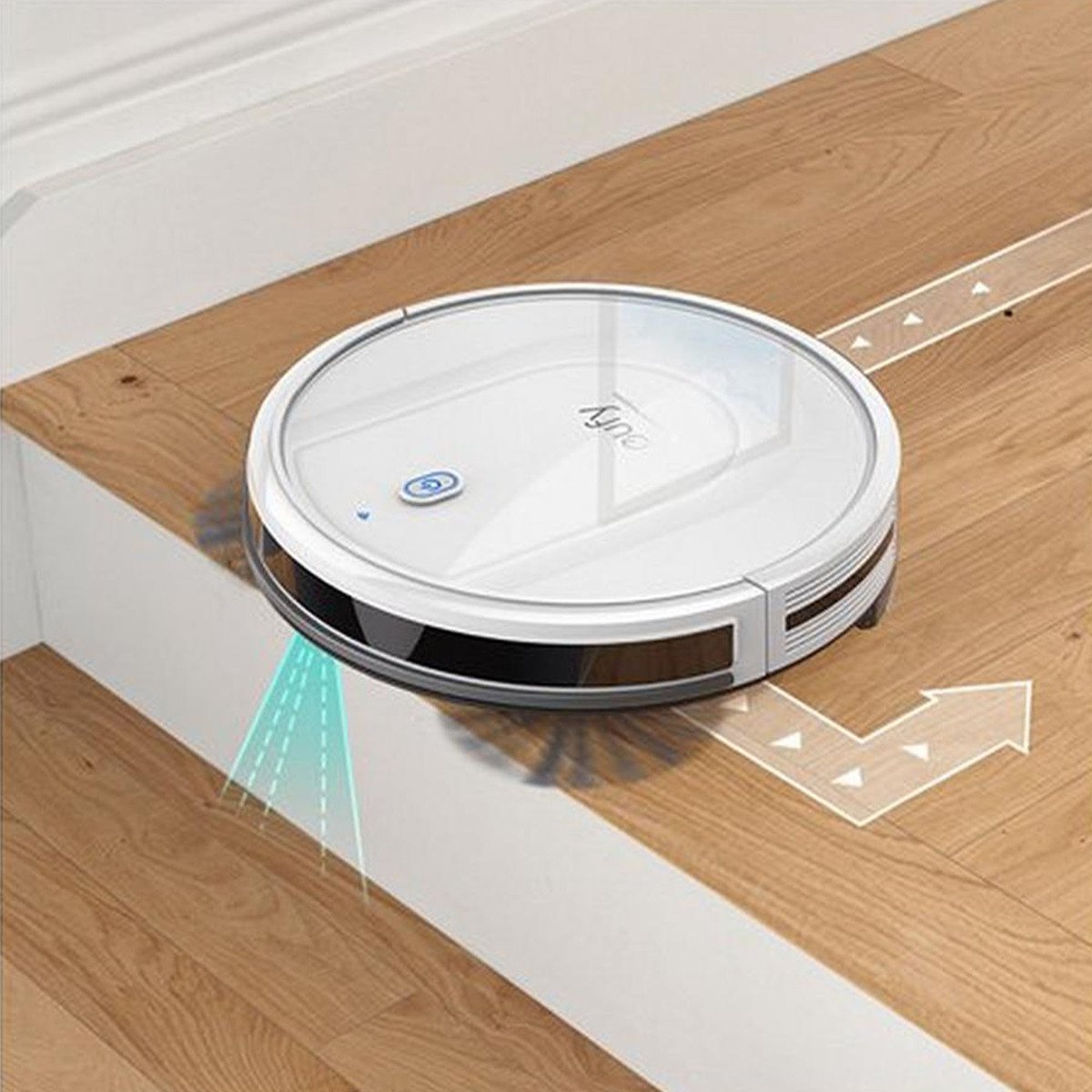 Eufy Vaccum Cleaner Robovac G10-T2150K21W Smart Dynamic Navigation, 2-in-1 Sweep and mop, Wi-Fi, Super-Slim, 2000Pa Strong Suction, Quiet, Self-Charging Robotic Vacuum