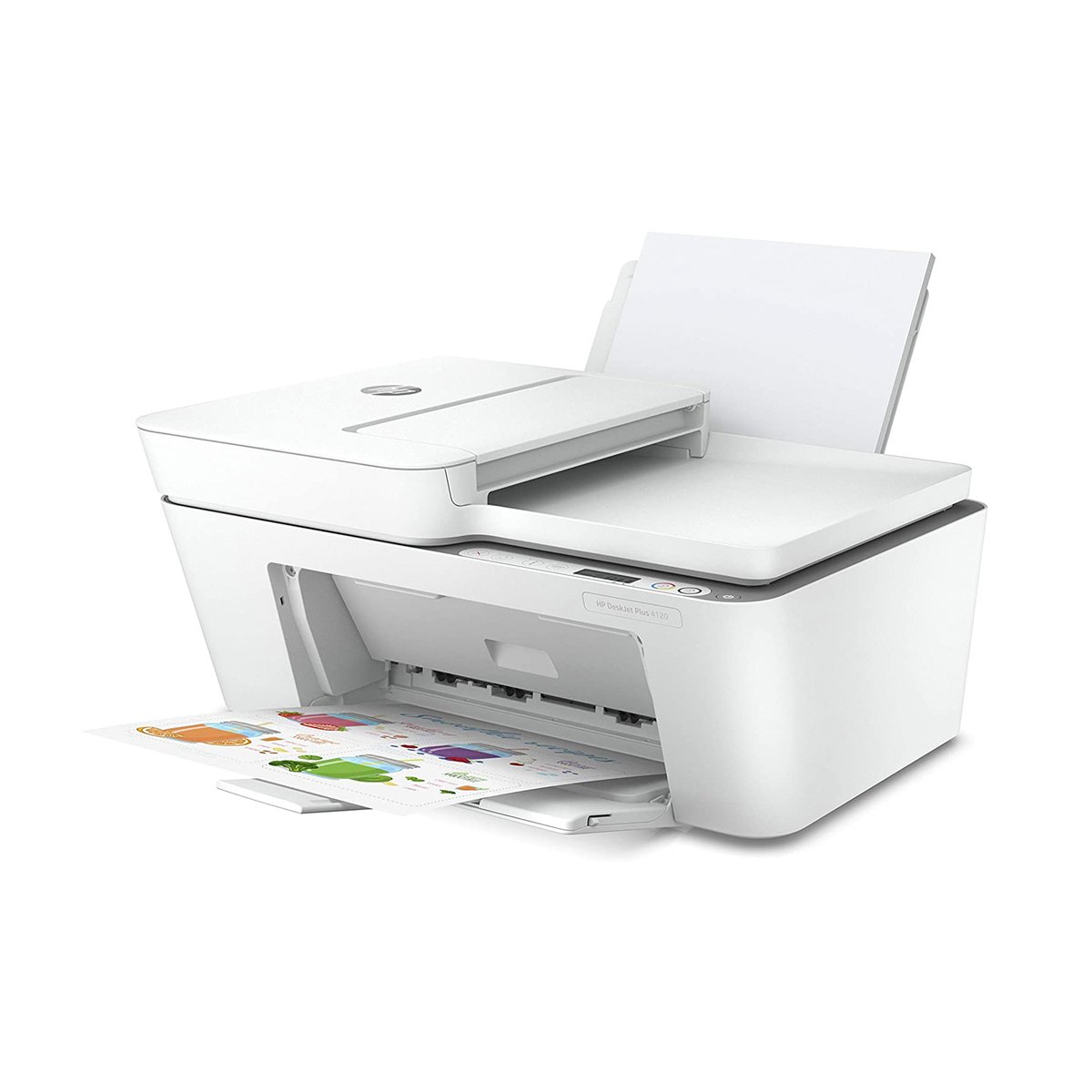 HP DeskJet Plus 4120 All-in-One Wireless Printer (3XV14B), White