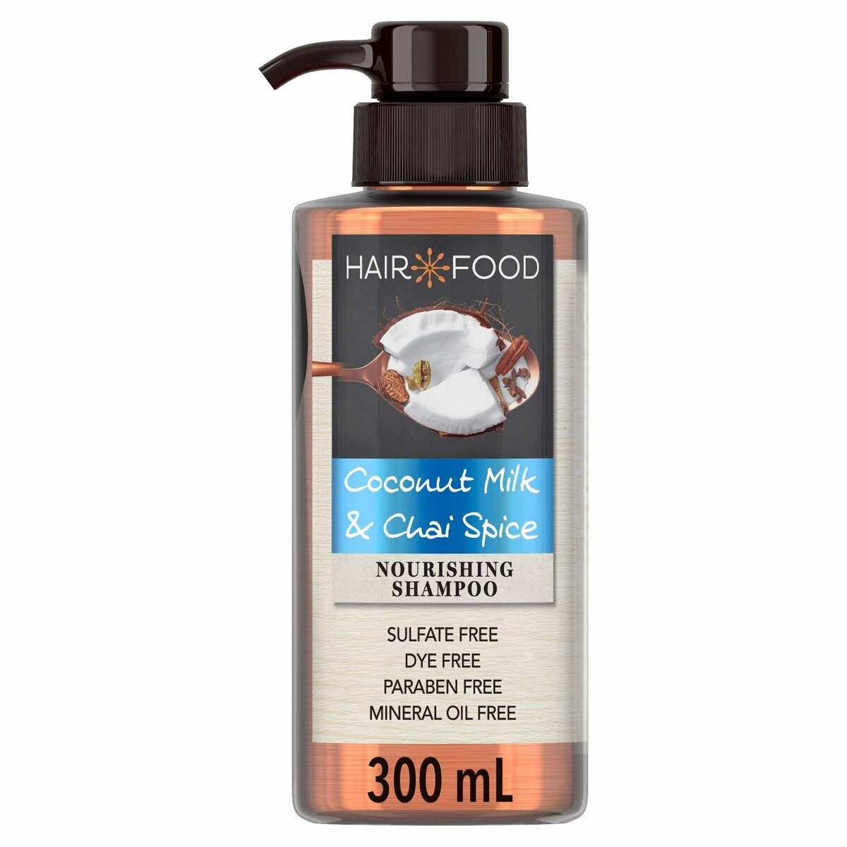 Buy Hair Food Nourishing Smoothing Treatment Shampoo With Coconut Milk & Chai Spice Sulfate Free 300 ml Online at Best Price | Shampoo | Lulu UAE in UAE