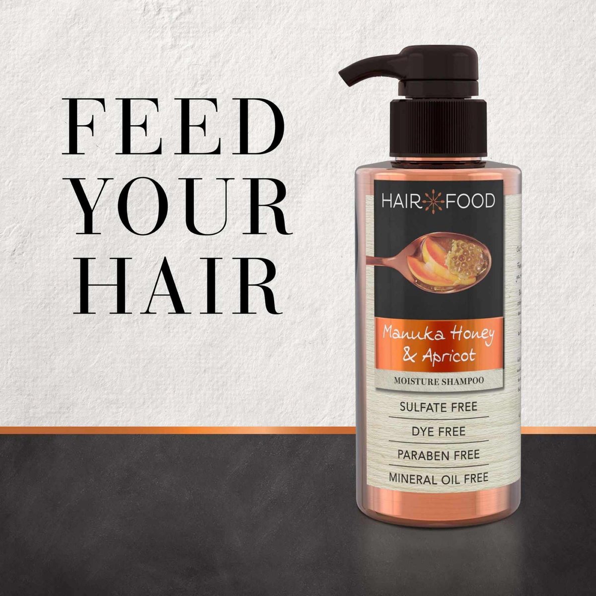 Hair Food Moisture Shampoo Manuka Honey & Apricot 300 ml